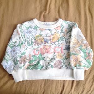 Gucci Tennis Flower Sweatshirt